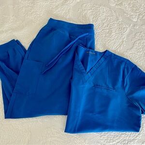 Royal Blue Mandala Scrub Sets